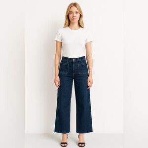OAT New York Wide Leg Jeans – Size 10 high rise cropped